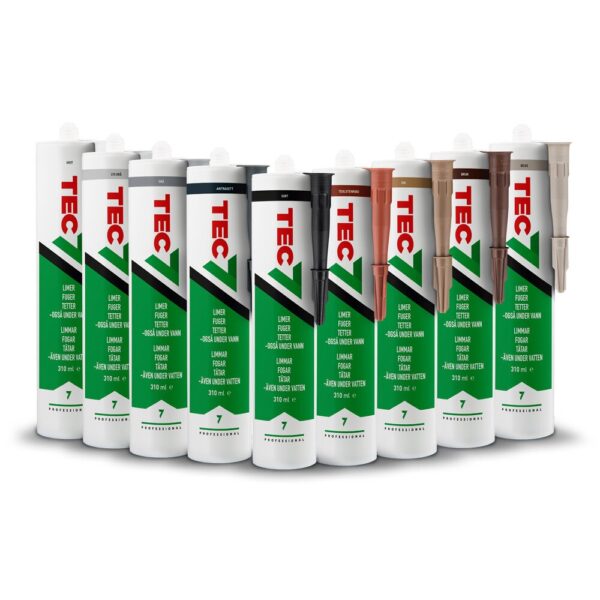 TEC7 FUGEMASSE HVIT 310ML - Bilde 5