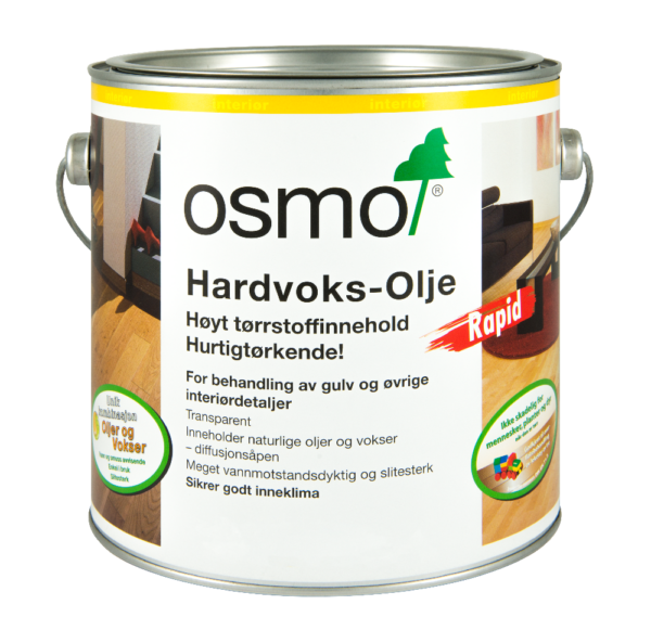 OSMO HARDVOKSOLJE RAPID 3262 2,5L KLAR