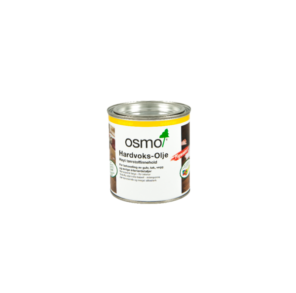 OSMO HARDVOKSOLJE 3040 0,375 L HVIT GRUNNING
