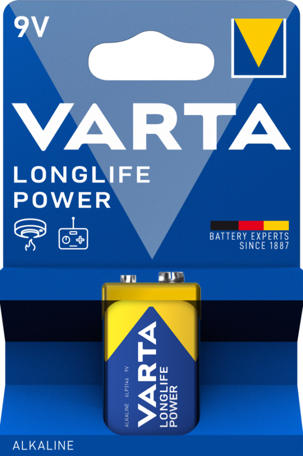 EL VARTA BATTERI HIGHENERGY 6LR61 9V - Bilde 4