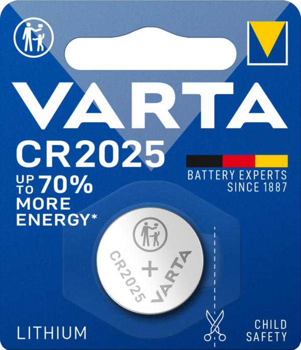 VARTA KNAPPBATTERI CR2025 LITHIUM - Bilde 3