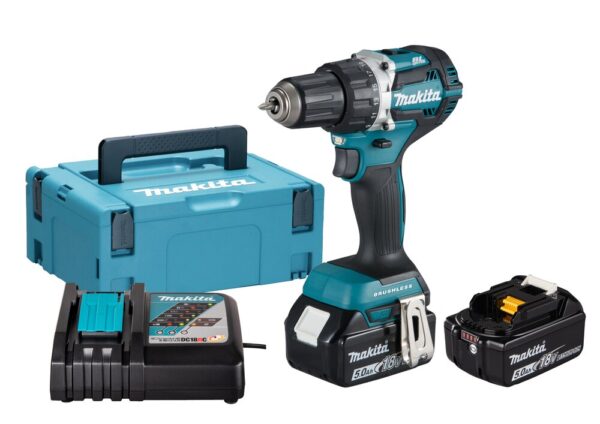 MAKITA BORSKRUTREKKER DDF484RTJ 18V 5,0AH - Bilde 7