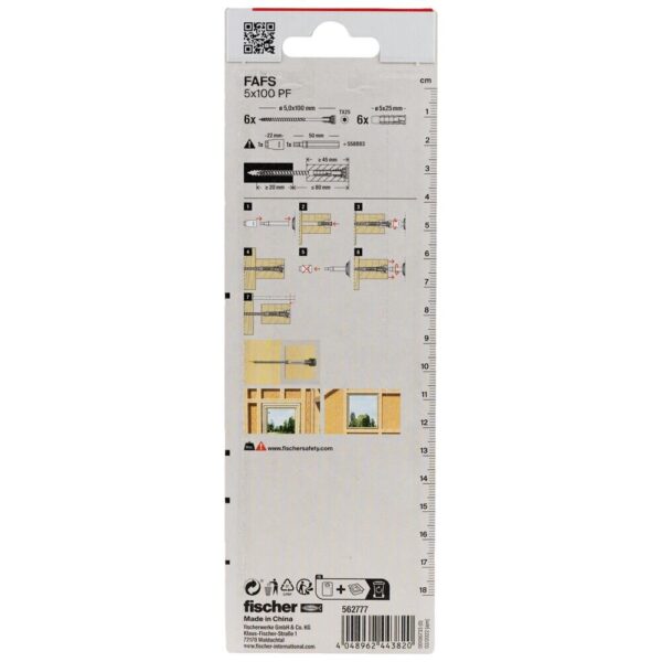 FISCHER JUSTERSKR FAFS 5X100 TX25 PF ELZ BK - Bilde 3