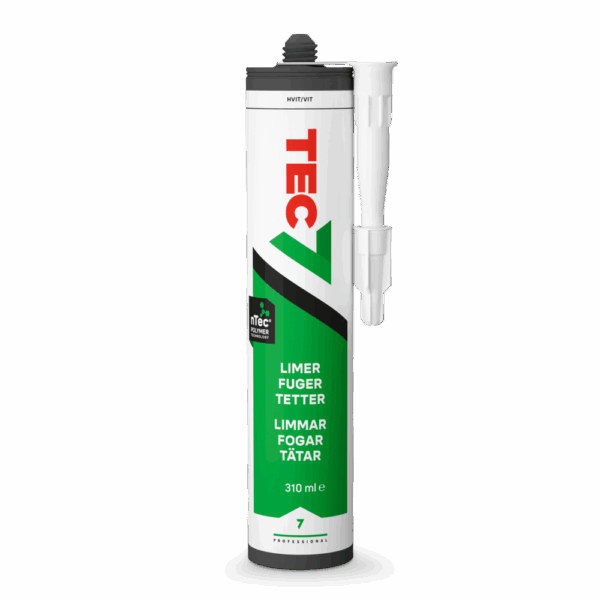 TEC7 LIM OG FUGEMASSE HVIT 310ML - Bilde 19