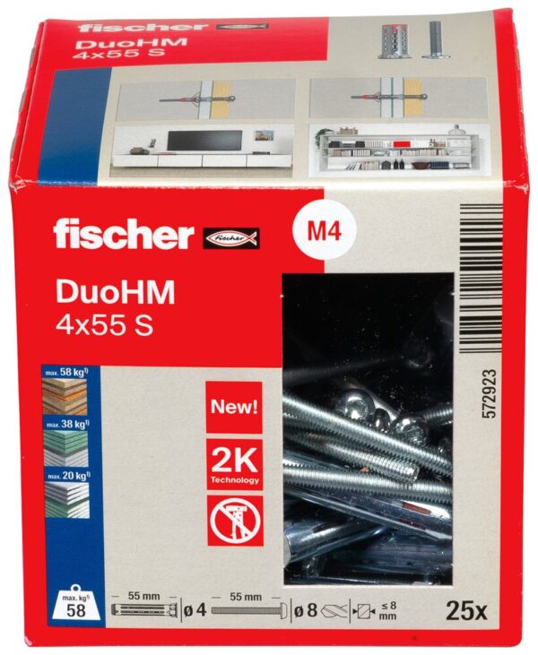 FISCHER PLATEANKER DUOHM 4 X 55 S TX20 A25 - Bilde 6