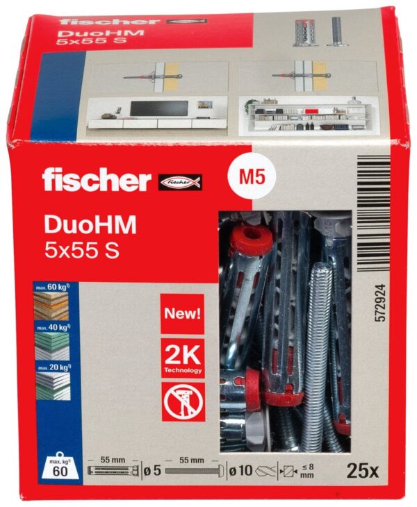 FISCHER PLATEANKER DUOHM 5 X 55 S TX20 A25 - Bilde 6