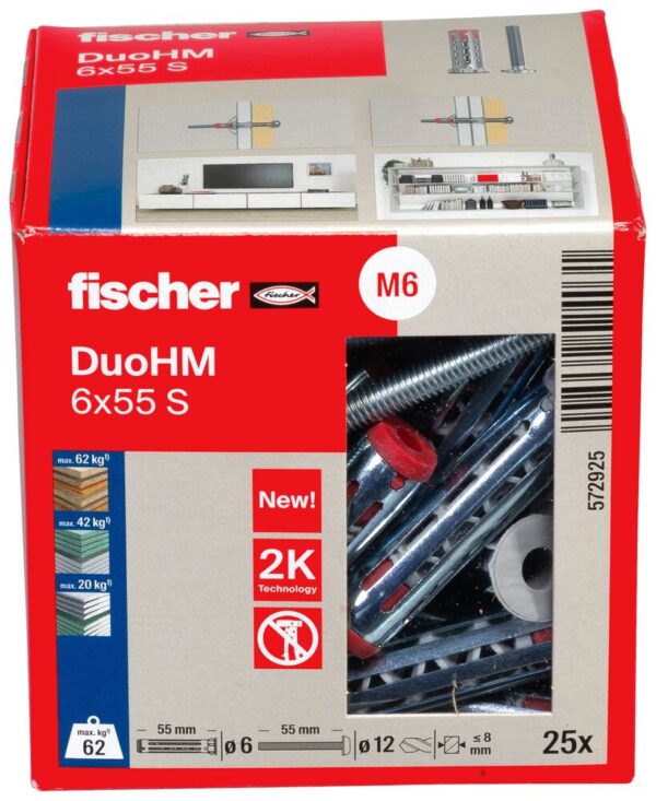 FISCHER PLATEANKER DUOHM 6 X 55 S TX30 A25 - Bilde 6