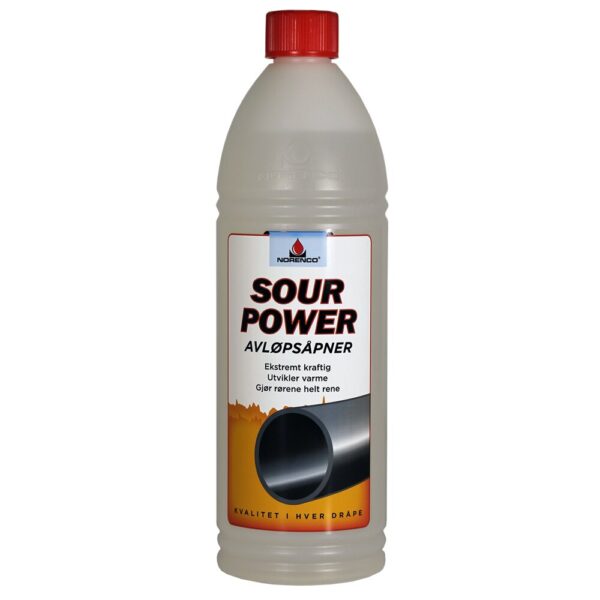 NORENCO AVLØPSÅPNER SOUR POWER 1L