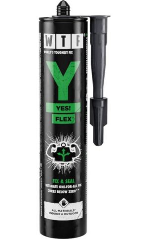 LIM & FUGEMASSE Y YES FLEX WTF MØRKEGRÅ 310ML