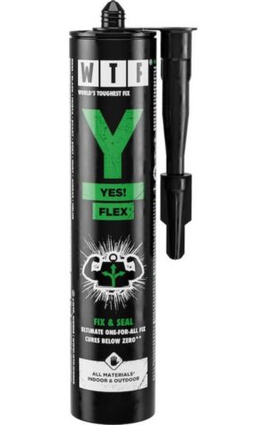 LIM & FUGEMASSE Y YES FLEX WTF SVART 310ML