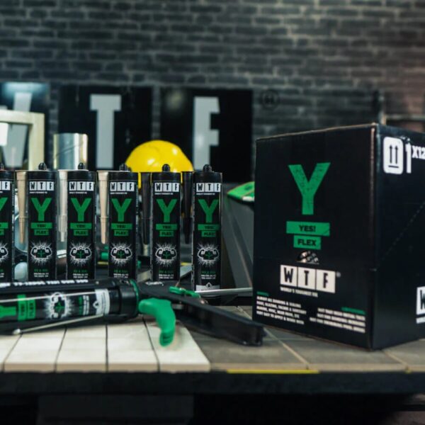 LIM & FUGEMASSE Y YES FLEX WTF MØRKEGRÅ 310ML - Bilde 2