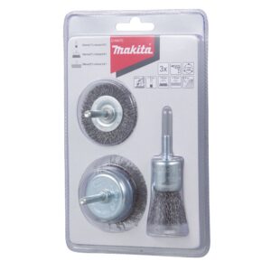 MAKITA STÅLBØRSTESETT D-66070 6MM 3 DELER