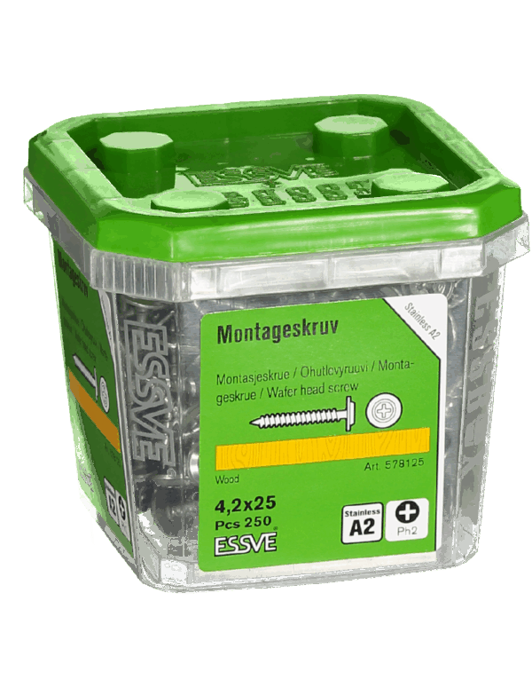 ESSVE MONT.SKR. 4,2X25 A2 (250) - Bilde 2