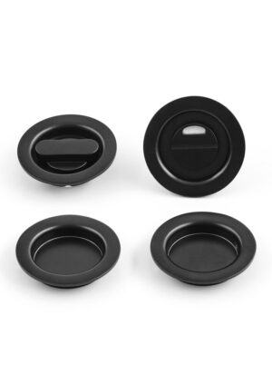 HABO WC-BESLAG SKYVEDØR Ø40MM SORT SB