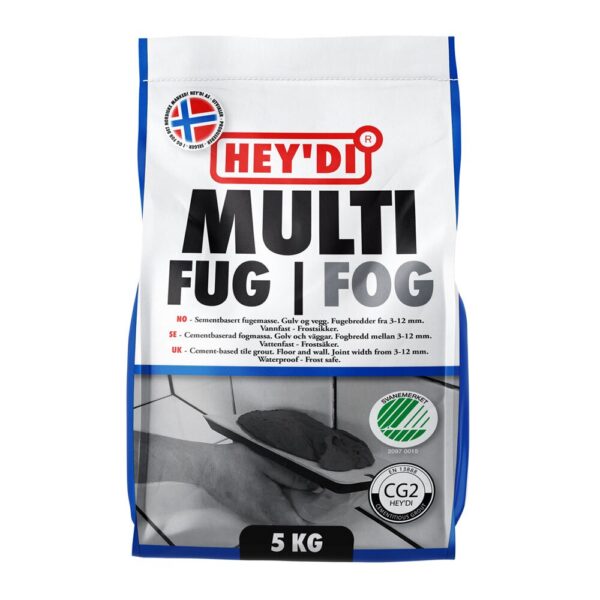 HEYDI MULTIFUG 5KG LYSGRÅ