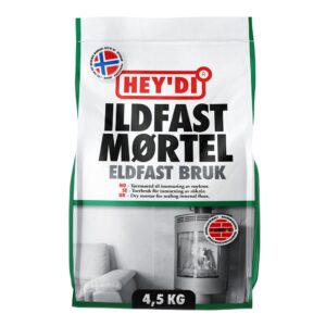 HEYDI ILDFAST MØRTEL 4,5 KG ESKE