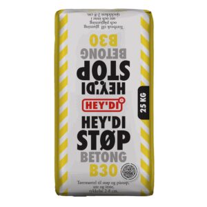 HEYDI MØRTEL STØP B30 25 KG